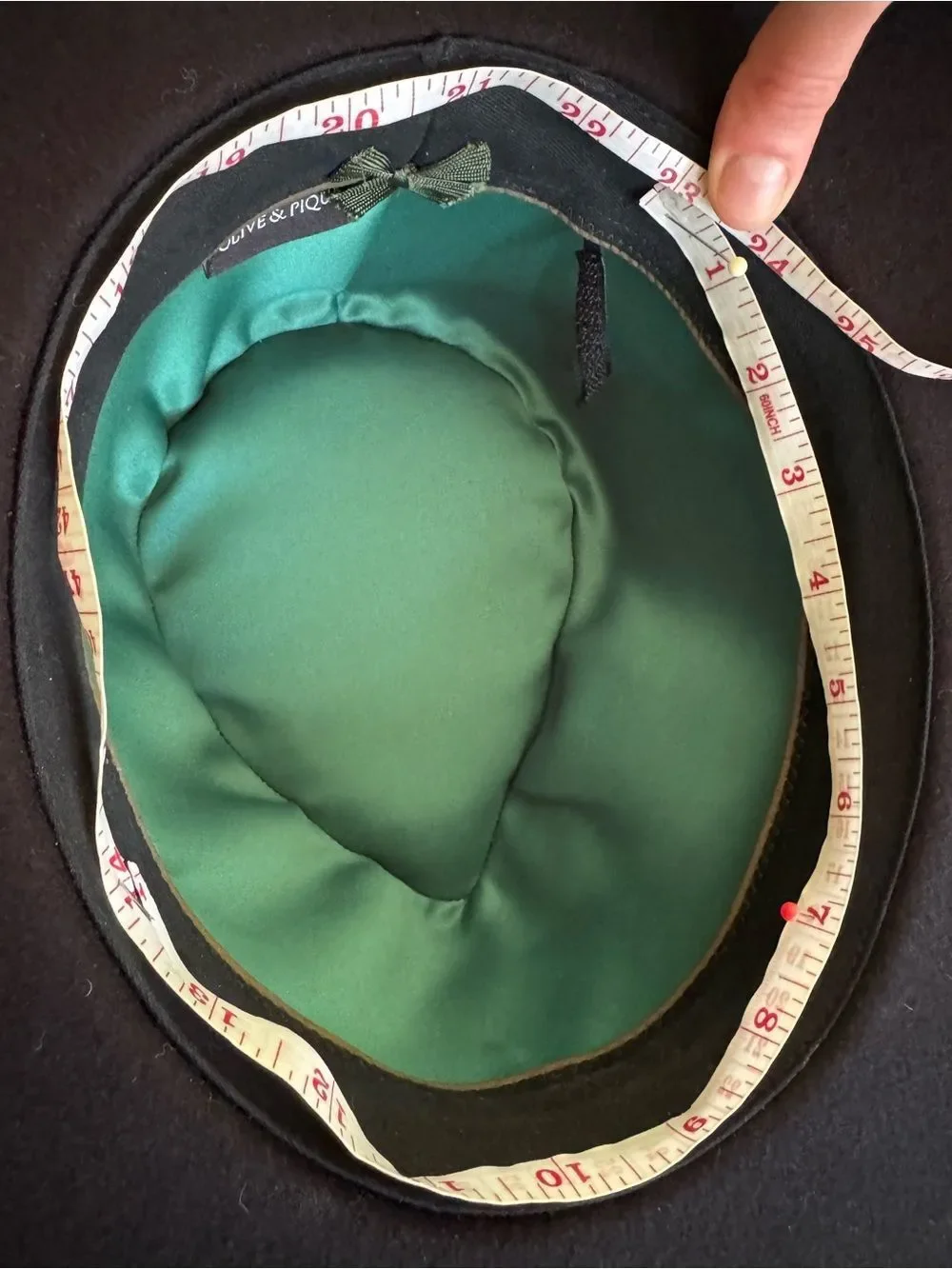 Olive & Pique - Women's Sante Grace Rancher Hat in black NWOT